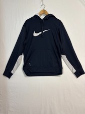Nike Therma-fit Hoodie Mens Sz S Dark Navy Blue Pullover
