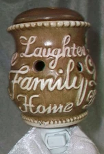 Rimports Family Home Laughter Love Ceramic Electric Plug-in Wax Warmer RIM-999XC