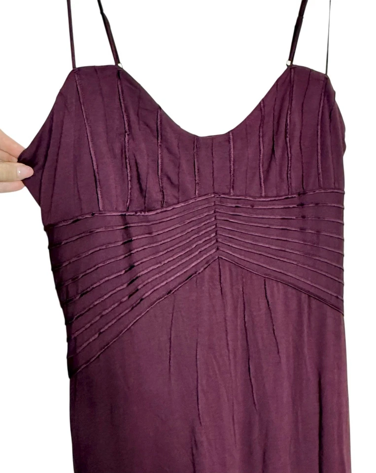 Nuevo con etiquetas Vestido Largo Soma Intimates Brillo Sin Eternidad Burdeos Vino Suave Talla Grande Foto 2 de 4