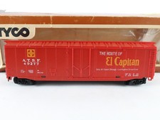 Tyco HO 339A Santa Fe ATSF 49277 El Capitan 50' Plug Door Boxcar IN BOX