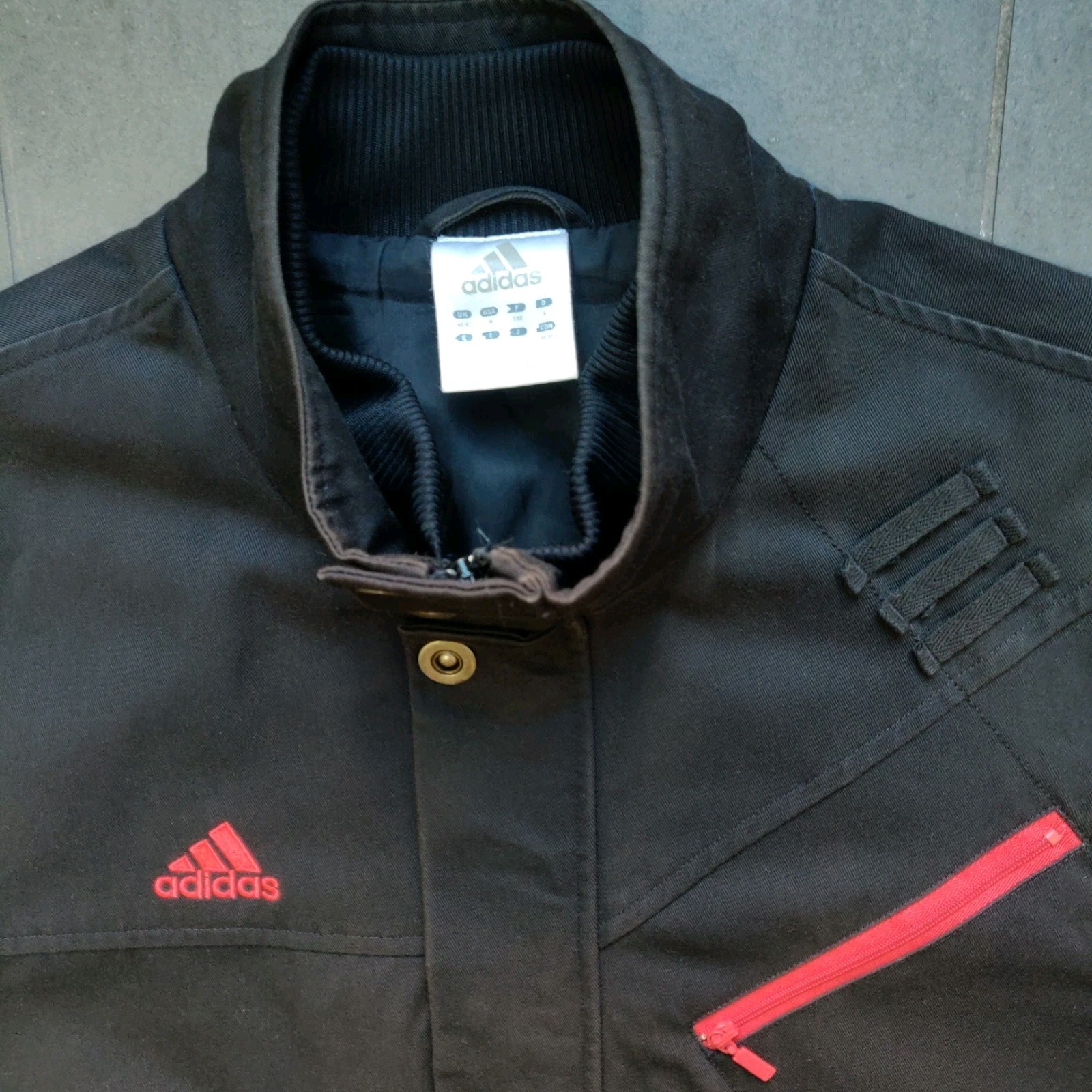 Vintage Adidas AC Milan 2004 2005 2006 Lined Coach? Sideline Jacket M Sample image 4