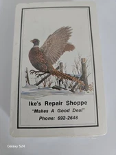 VINTAGE ADVERTISING PLAYING CARDS PHEASANT SEALED