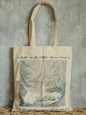 Moomin Belle Maison Canvas Tote Bag Shopping Bag Japan 31.5×36cm Natural