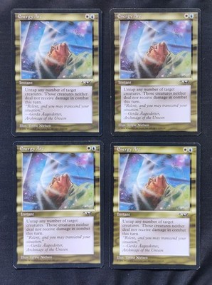  MTG Alliances ENERGY ARC x 4 Playset Magic The Gathering NM See Pics