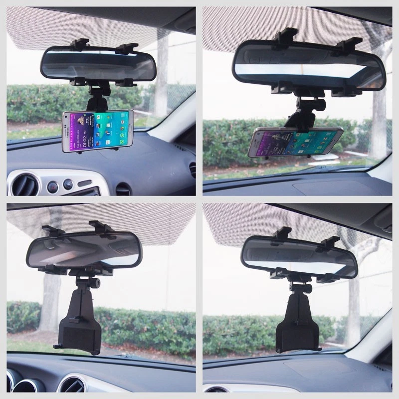 Car Recorder Rearview Mount Holder+Fix Base Blind Spot Mirror For Mobile Phone - Image 2 of 4