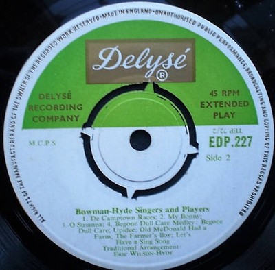 The Bowman-Hydes - Let's Have A Sing-Song (VINYL)