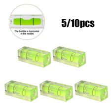 5-10pcs Small Spirit Level Bubble Mini Square Levelling Building Vials Measuring
