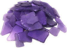 Sea Glass for Crafts 11oz Dark Purple Sea Glass Decor, Tumbled Seaglass, Seagl
