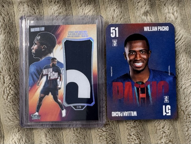 Willian Pacho 2/10, Match Worn Patch (LetterPatch) Club Legacyz . GamewornFlow