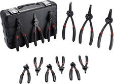 12Pcs Snap Ring Pliers Internal/External Pliers 0.038in 0.047in 0.070in 0.090in