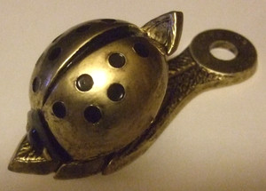 Ladybug Paper Clip Brass Lady Bug Desk Clip 