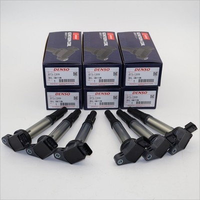 6PCS DENSO 90919-02250 Ignition Coil For Toyota/Lexus V6/8 Engines 673-1309 US