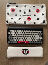 Kumamon Wireless Keyboard, Storage Pouch and Wrist Rest❗️