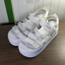 Nike Icon Classic Sandals Womens Size 9 NA Wh...