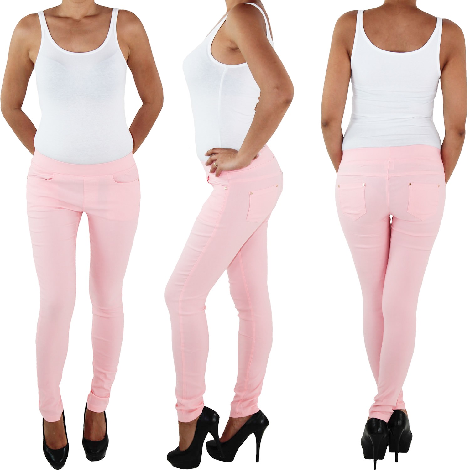 Legging Leggins Jeggins Jeggings Tregging tubo tubo pantalones elásticos pantalones ajustados 8