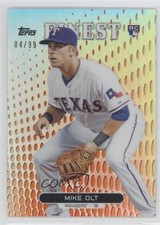 2013 Topps Finest Orange Refractor 4/99 Mike Olt #79 5sb