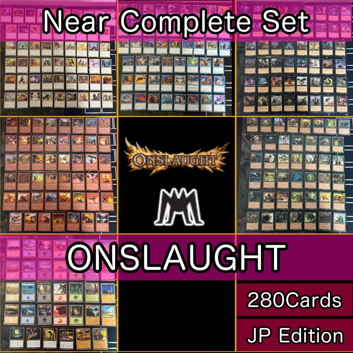 オンスロート　英語　まとめ売り Magic: The Gathering Trading Card Games Onslaught Sets for sale | eBay