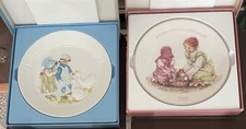 Vintage Holly Hobbie Set of 2 Decorative Plates