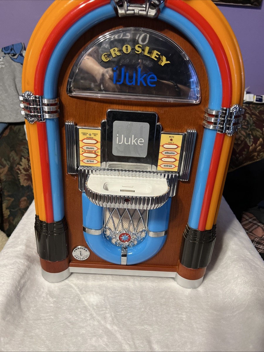 Crosley iJUKE Jukebox Apple iPod CR1701A No Remote Or Charger Cord