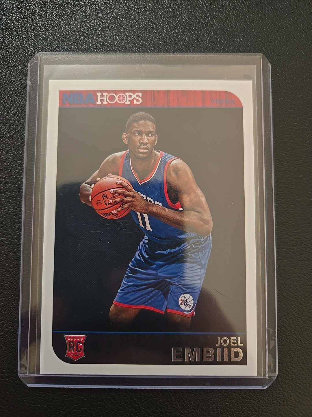 2014-15 Panini NBA Hoops Joel Embiid Rookie Card #263 Philadelphia 76ers