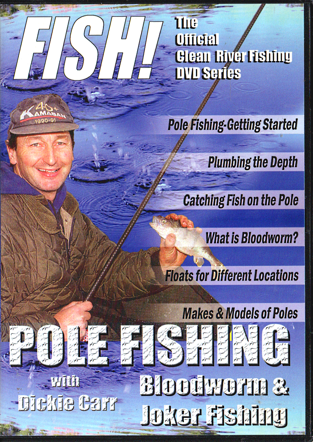 Pole Fishing with Dickie Carr - DVD - Bloodworm & Joker Fishing - FAST POST