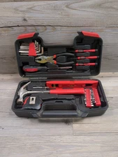 Tool Set General Hand Tool Kit with Plastic Toolbox Apollo Precision Tools