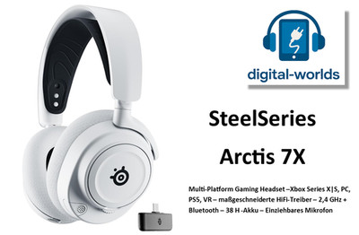 SteelSeries Arctis Nova 7X weiß - Gaming Headset +++ NEUWERTIG +++