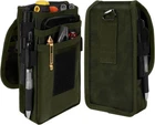 Belt Tool Pouch Multitool Organizer Holster Nylon Bag for EDC Gears Cellphone