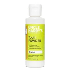 Uncle Harry's Remineralizing Tooth Powder | All Natural Enamel Support & Whit...