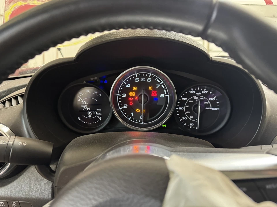 17-20 FIAT 124 SPIDER PASSENGER RIGHT FRONT FENDER HYPNOTIQUE RED PKM - Image 4 of 4