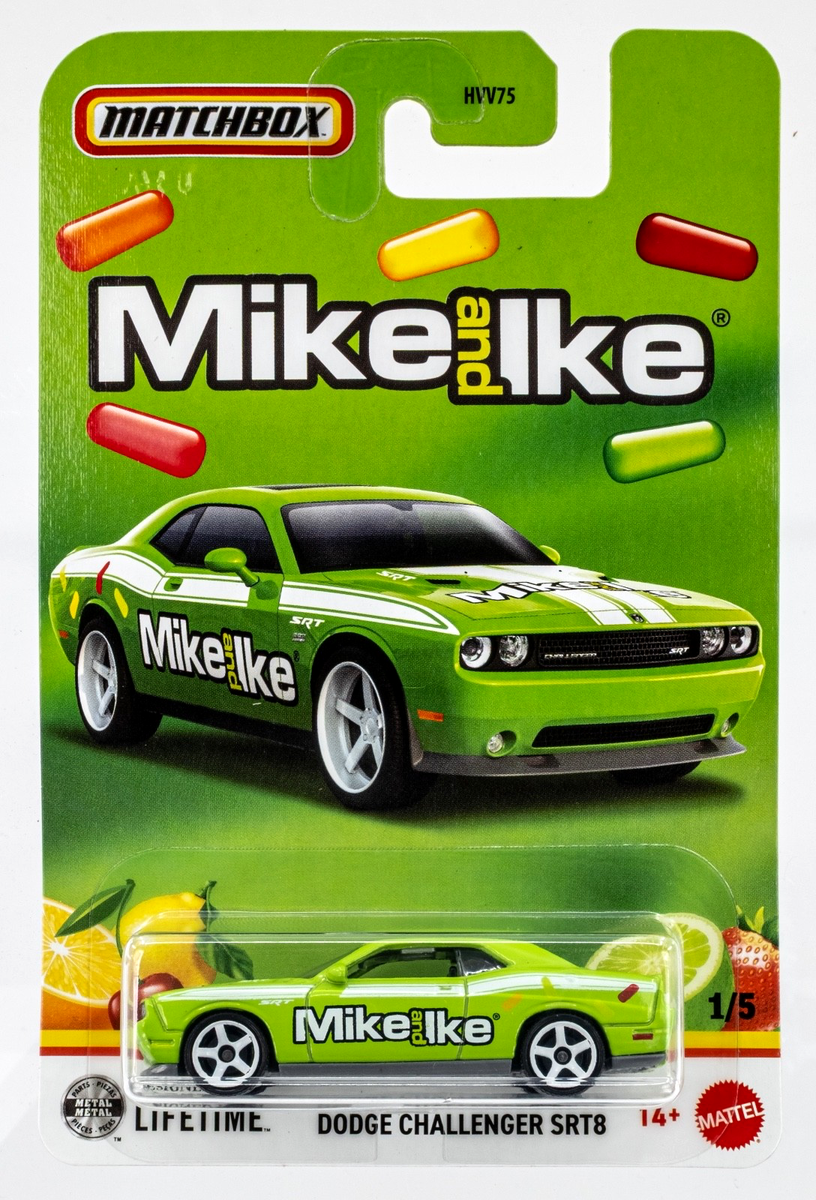 2026 Matchbox Candy #1 Dodge Challenger GREEN | MIKE AND IKE | FSC