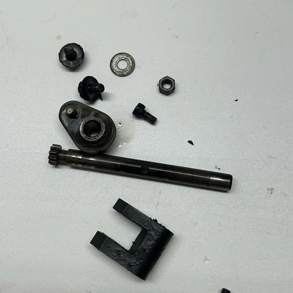 Kawasaki KX125 1996 1997 válvula de escape OEM Foto 3 de 4