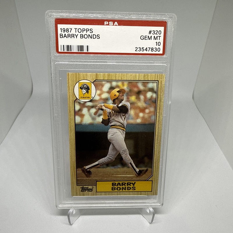 PSA 10 - 1987 Topps Barry Bonds #320 (RC) GEM MT