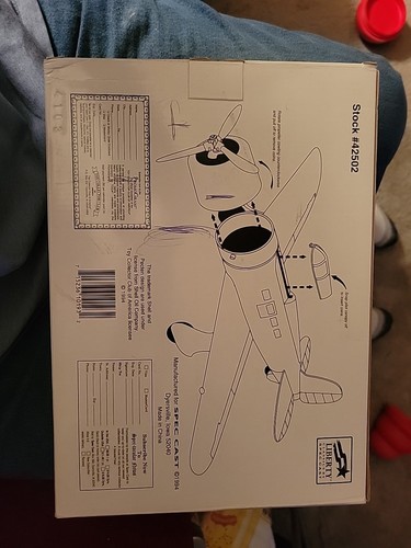 Vintage Lockheed Orion Shell Airplane Bank Die Cast Metal Model #4 1994 MIB-NIB! - Picture 2 of 4