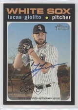 2020 Topps Heritage High Number Real One Lucas Giolito #ROA-LG Auto 0f2i