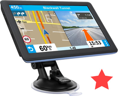 Car Truck GPS Navigation 7 Inch Touch Screen 2026 Maps Spoken Direction