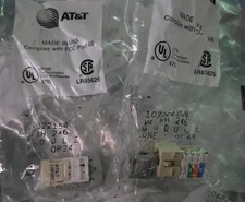 Mixed Lot Of 39 AT T snap In Phone Jacks NOS