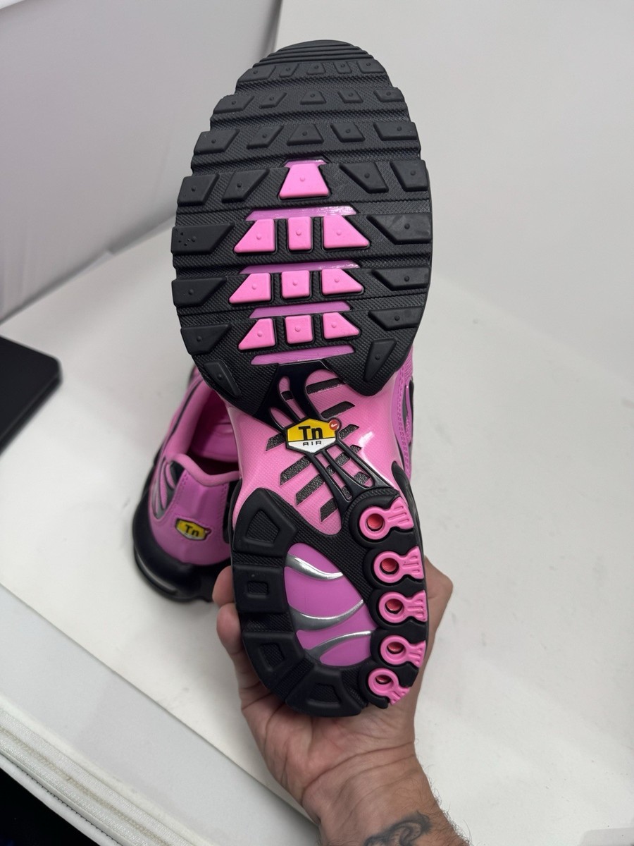 Nike Air Max Plus Pink Black Running Shoes HJ9743-601 Women Size