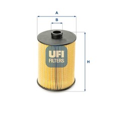 25.089.00 UFI Oil Filter for ARTEGA,PORSCHE,VW