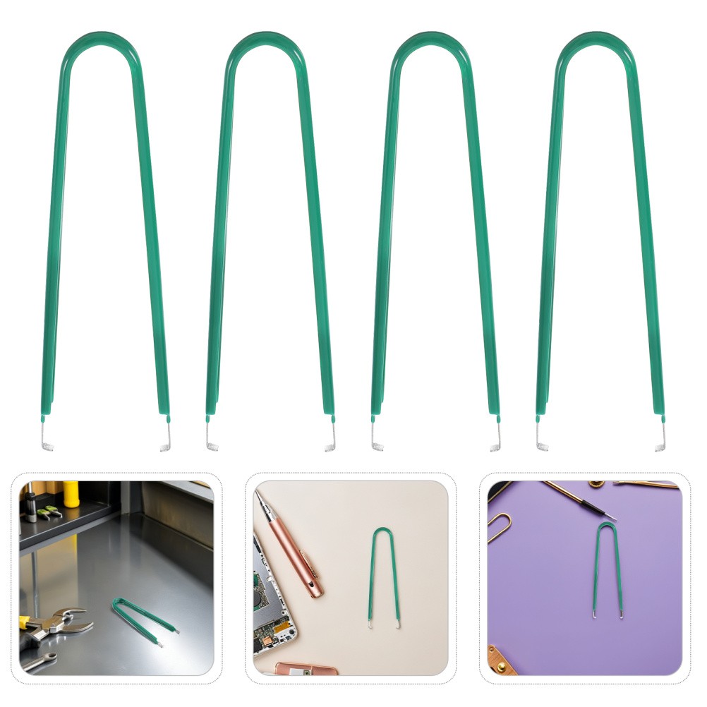 8pcs Chip Puller Tool For Ic Chip Extraction With Insulated U Shaped Clip Design