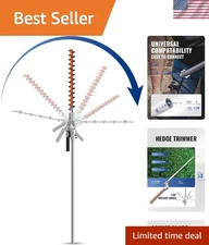 Universal 16-Inch Hedge Trimmer Attachment - Durable, Articulating & Lightweight