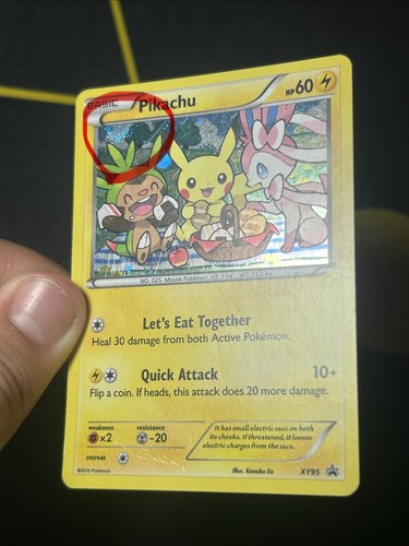 Pokemon TCG Pikachu XY95 XY Promo Holo Card🌀SWIRL🌀HP SHIPS FAST!!