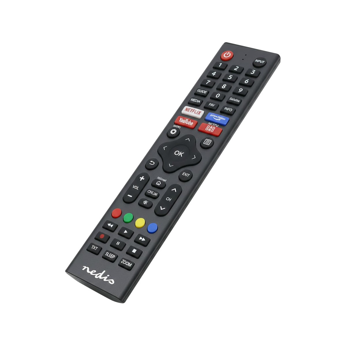 Télécommande Hisense Nedis préprogrammée avec touches streaming direct - 2