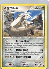 Pokemon TCG Aggron 14/111 Rising Rivals HP