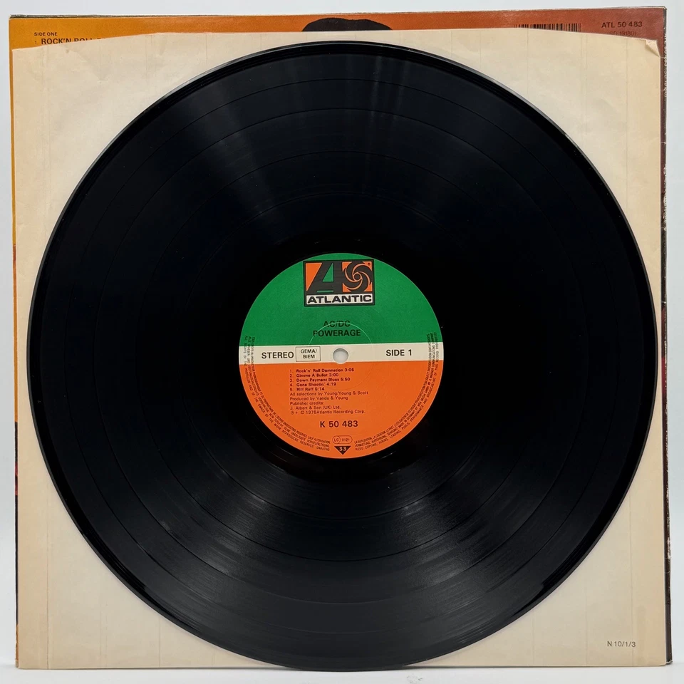 AC/DC - POWERAGE (33 RPM - EUROPE PRESSING) - Immagine 4 di 4