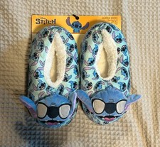Disney Stitch Slipper Socks M/L Shoe Size 8-10 NWT