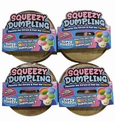 Viral Mystery Dumpling Squeezy Dumpling New OG Lot Of 4 Brand New