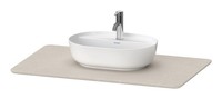 Duravit Luv Quarzsteinkonsole Mit Einem Ausschnitt 988 X 595 Mm - Sand Poliert