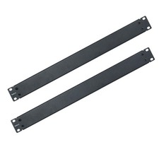 2 PCS 1U Black Blank Panel For 19 Inch Server Racks Network Cabinets Plate