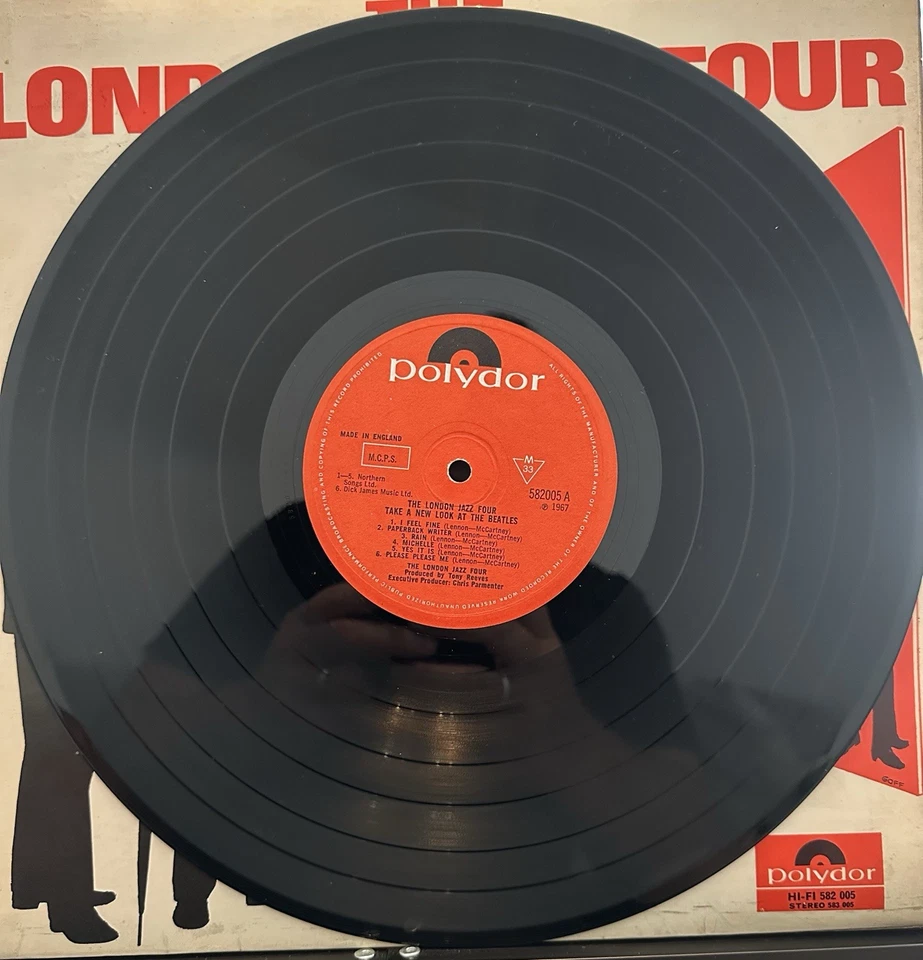 RARE First Press The London Jazz Four Take A New Look At The Beatles 1967 582005 - Image 3 of 4